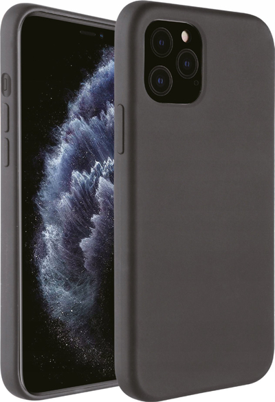 Kopertinë telefoni Vivanco Hype për iPhone 12 Pro Max 6.7", silikon, e zezë