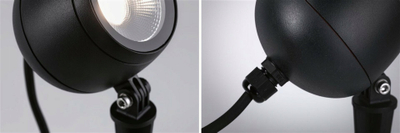 Reflektor LED për kopsht Paulmann Plug and Shine Kikolo, 3000K, 20°, alumin