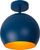 Plafonierë tavanore Lucide Bink, 24.5cm, 1xE27, blu