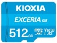 Kарта мемориска Kioxia Exceria Plus G3, 256GB, MicroSDXC UHS I Class 10