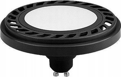 Llampë LED GU10 AR111, 5W, 3000K, e zezë