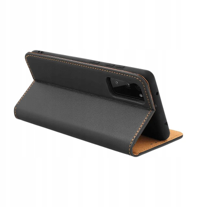 Këse librash Smart Pro për Xiaomi Redmi 14C, lëkurë, e zezë
