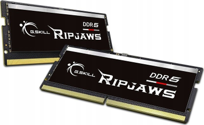 Memorie RAM G.Skill Ripjaws F5-5600S4645A48GX2-RS, DDR5 SO-DIMM, 96GB 2x48GB, e zezë