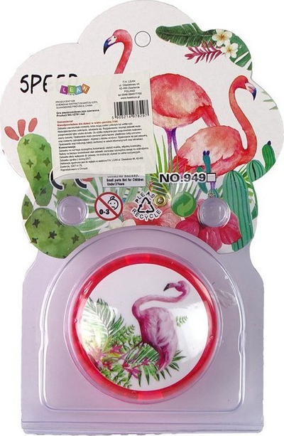 Jojo lodër LeanToys Fast Flamingo, 5.5cm, për shkathtësi, rozë