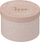 Kuti lodrash Thalie Round Toy Boxes, set 3 copë, karton, rozë