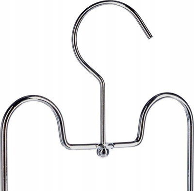 Raft dushi 5five Simple Smart, metal i kromuar, 2 rafte, ngjyrë argjendtë