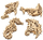 Set modelesh druri UGEARS U Fidgets Pacific Ocean, 4 figura, natyrale