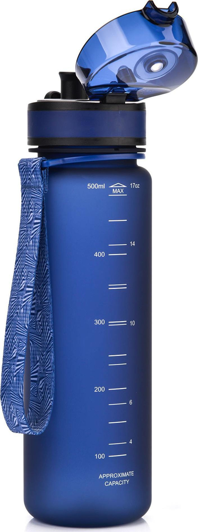 Shishe uji Meteor, 1000 ml, tritan BPA free, me sitë për fruta, transparente