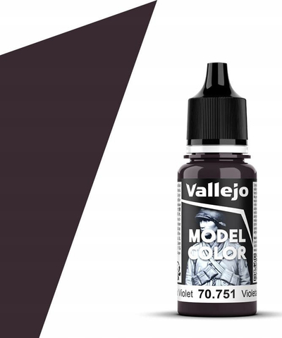 Bojë akrilike Vallejo Model Color VJP70751, 18ml, Black Violet