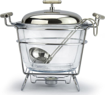 Ngrohës tavoline për supë KingHoff KH-1417, set 4 copë, 4.0L, transparent