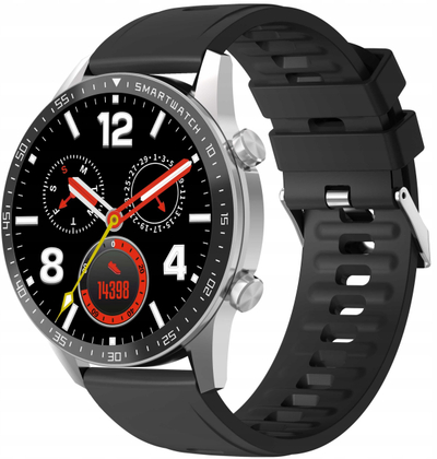 Ora e zgjuar Gravity Silver, me Bluetooth, për matje aktiviteti, ngjyrë argjendtë