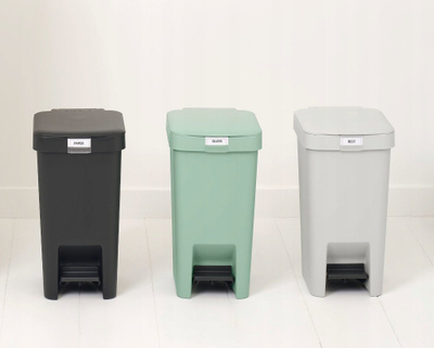 Kosh me pedale Brabantia StepUp, 16L, gri e errët