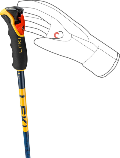 Shkop ski Leki Spitfire 3D, freeride, unisex