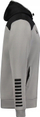 Bluzë me kapuç Select Oxford Hoodie T26-02148, 100% poliester i ricikluar, për burra, gri me të zezë