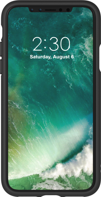 Këllëf telefoni Adidas Originals Stripes për iPhone X, gome, i zi