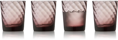 Set gotash uji Bormioli Rocco Vienna, 300 ml, 4 copë, rozë e errët