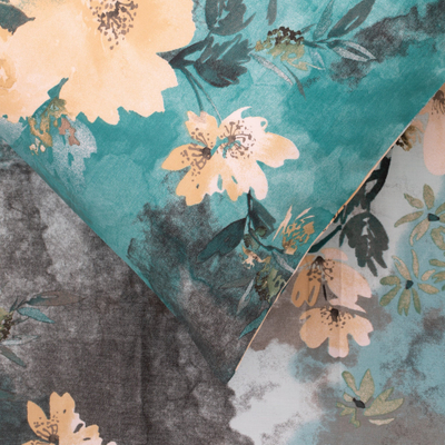 Set çarçafësh Domoletti Sateen AVITAL, 160x200 cm, dizajn Persian Venetian, shumëngjyrësh