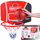 Set tabelë basketbolli me top, diametri unaze 30 cm, shumëngjyrëshe