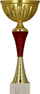 Kupë metalike zbukuruese Metal Cup 9272C, 29.5cm, kombinim ari me burgundy