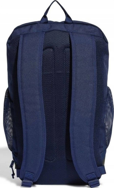 Çantë shpine Adidas Tiro League IB8646, xhep frontal, xhepa anësorë rrjete, blu navy