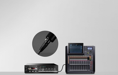 Kabllo audio Ugreen XLR në XLR, 5m, i zi