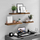 Raf muri Oskar LWS26BX, 60cm, MDF me skelet hekuri, kafe rustike