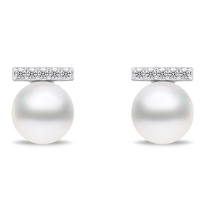 Set bizhuteri për femra Brilio Silver, vathë + qafore, i argjendtë