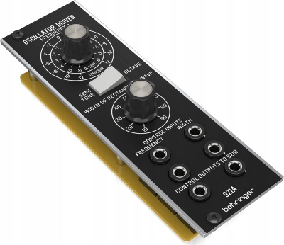 Modul oscillator driver Behringer 921A, analog, për Eurorack, i zi