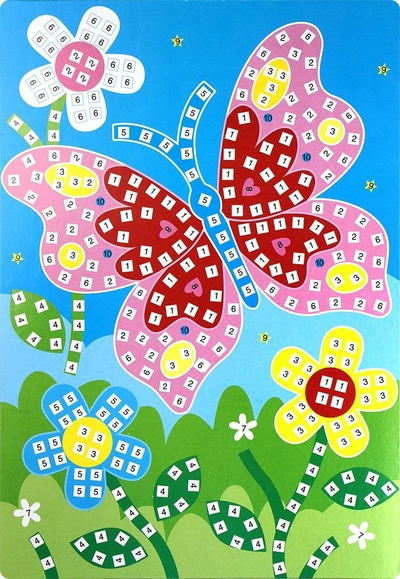 Mozaik me shkumë Titanum Fun&Joy Flutur, 23.4x16.3 cm