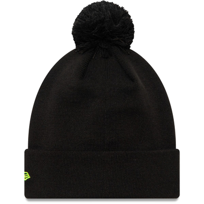 Kapelë dimërore New Era VR46 Graphic Overlay Bobble Knit Beanie, për të rritur unisex, e zezë