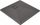 Shinuer dushi Deante Granite Square, 80x80 cm, sipërfaqe antibakteriale, anthracite metallic