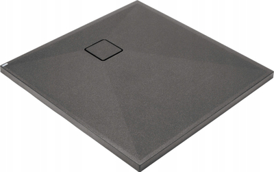 Shinuer dushi Deante Granite Square, 80x80 cm, sipërfaqe antibakteriale, anthracite metallic