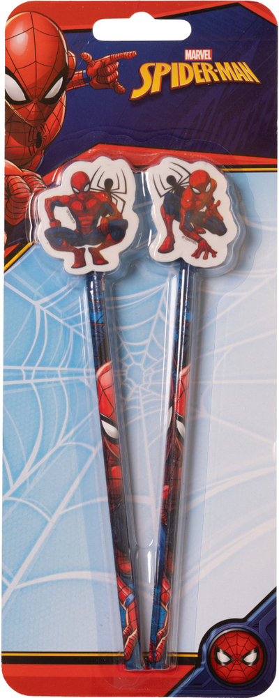 Lapsa Euromic SpiderMan, set 2 copë, me fshirëse dekorative, shumëngjyrëshe