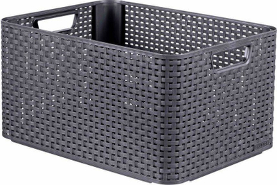Shportë organizuese Curver, 30L, plastike, gri e çelët