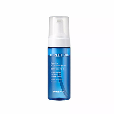 Shkum pastruese për fytyrë Tony Moly Three Herb Blemish, 150 ml