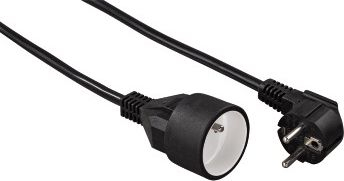 Kabllo zgjatuese Hama Standard, 5 m, e zezë