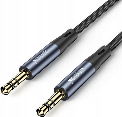 Kabllo audio Yesido YAU39, 3.5mm në 3.5mm, 1m, e zezë