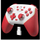 Gamepad GameSir Super Nova, multiplatformë, wireless, i kuq bardhë