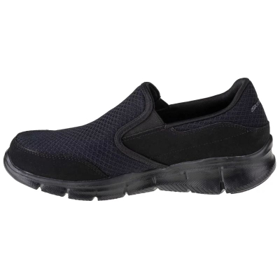 Këpucë Skechers Equalizer Persistent Loafers, memory foam, të zeza