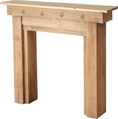 Tavolinë konsolë Boltze Home Ferdinand, 110 x 22 x 95 cm, ngjyrë dru