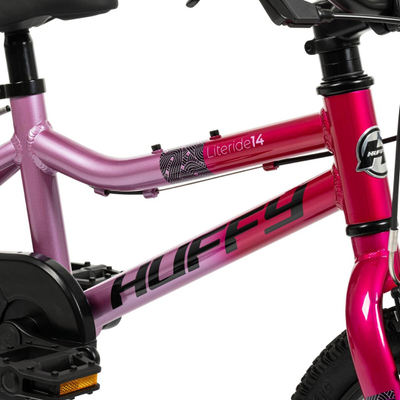 Biçikletë fëmijësh Huffy Literide 14", rrota ndihmëse, rozë