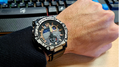 Orë dore Casio GST-B300WLP-1A, e zezë