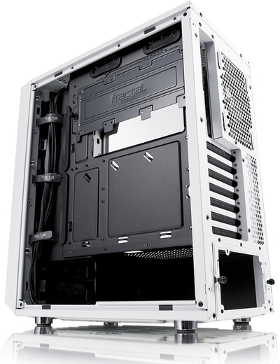 Kasë kompjuteri Fractal Design Meshify C, me xham, e bardhë