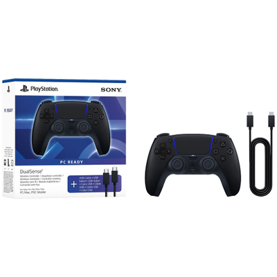 Kontroller lojrash Sony DualSense Wireless, me kabllo USB, Midnight Black