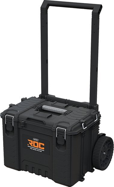 Колица за алат Keter Roc Pro Gear 2.0 Cart XL, 57x38x41cm, со тркала, црна