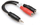 Kabllo audio Hosa CMP-159, 3.5mm TRS në 2x 3.5mm TSF, stereo në mono, e zezë