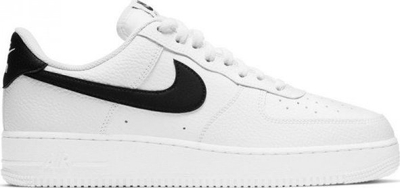 Patika Nike Air Force 1 '07, të ulta, të bardha me detaje të zeza