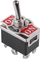 Çelës lever KN3(C)-203, DPDT ON-OFF-ON, 10A 250V, metalik