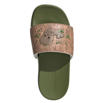 Shapka fëmijësh Adidas Adilette Comfort Jr ID8029, jeshile