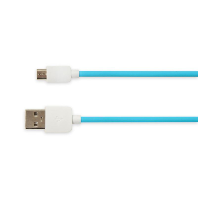 Kabllo USB iBOX IKUMD3A, USB A në microUSB, 1m, 3A, blu